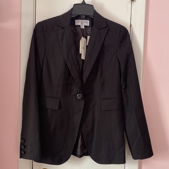 SHARAGANO Black blazer - Picture 2 of 13